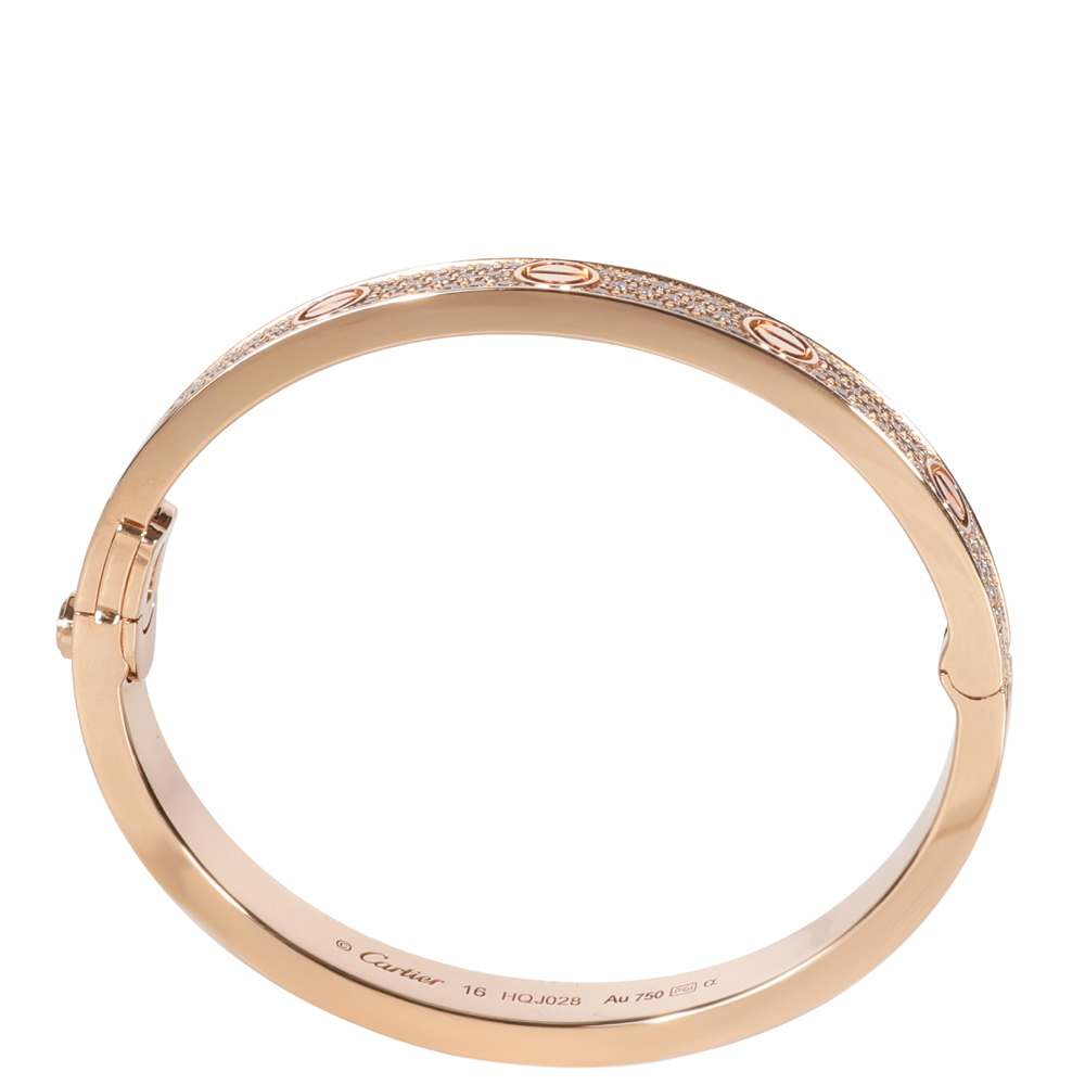 

Cartier Love Diamond 18K Rose Gold Bracelet