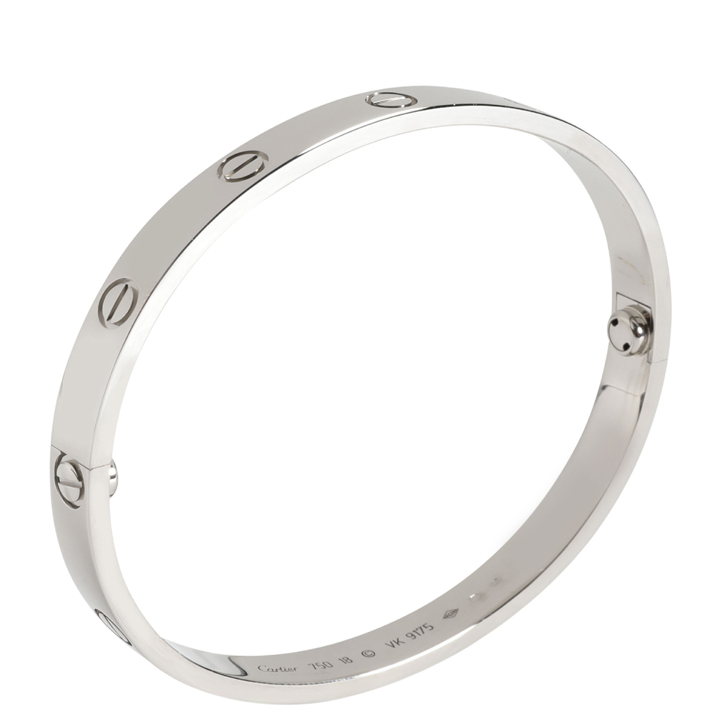 

Cartier Love 18K White Gold Bracelet