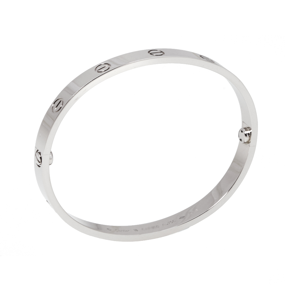 

Cartier Love 18K White Gold Bracelet 18