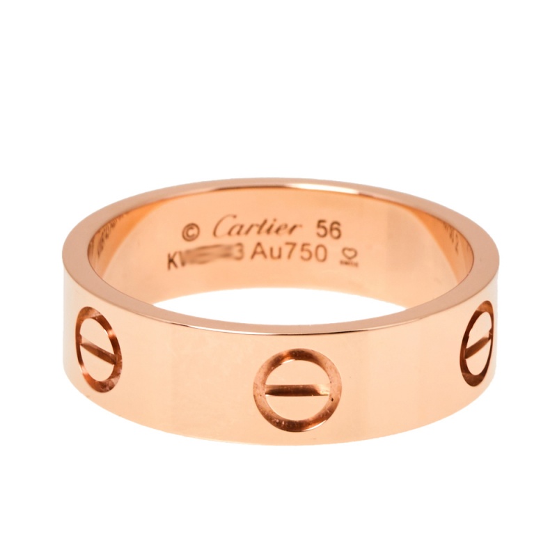 

Cartier Love 18K Rose Gold Ring Size