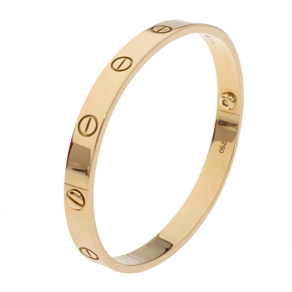 

Cartier Love 18K Yellow Gold Bracelet 17