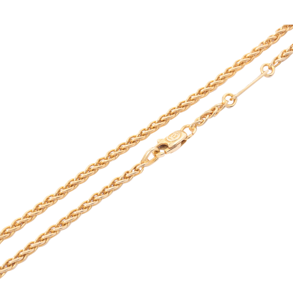 

Cartier 18K Yellow Gold/ 18K White Gold Double Heart Link Necklace