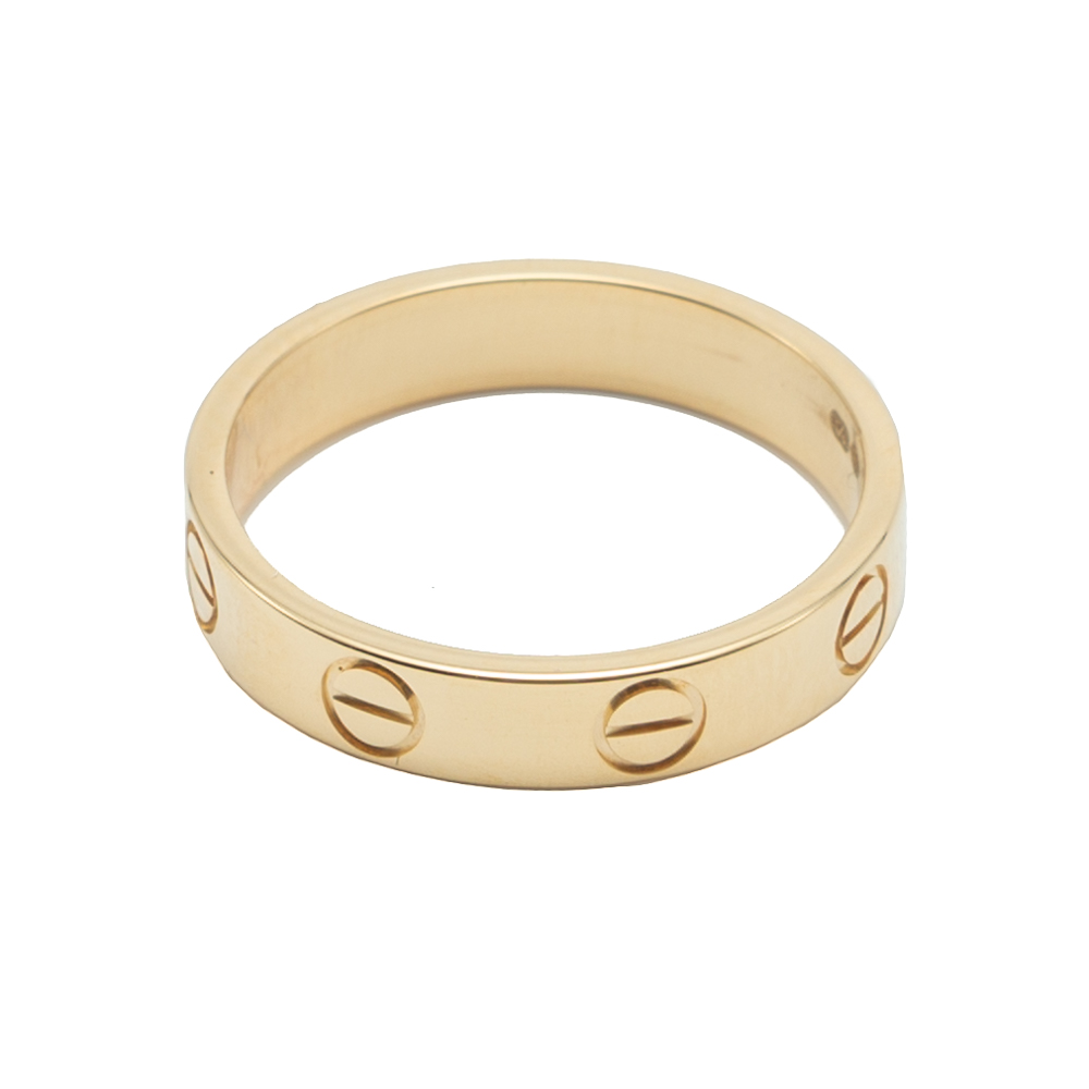 

Cartier Love Yellow Gold Narrow Ring Size