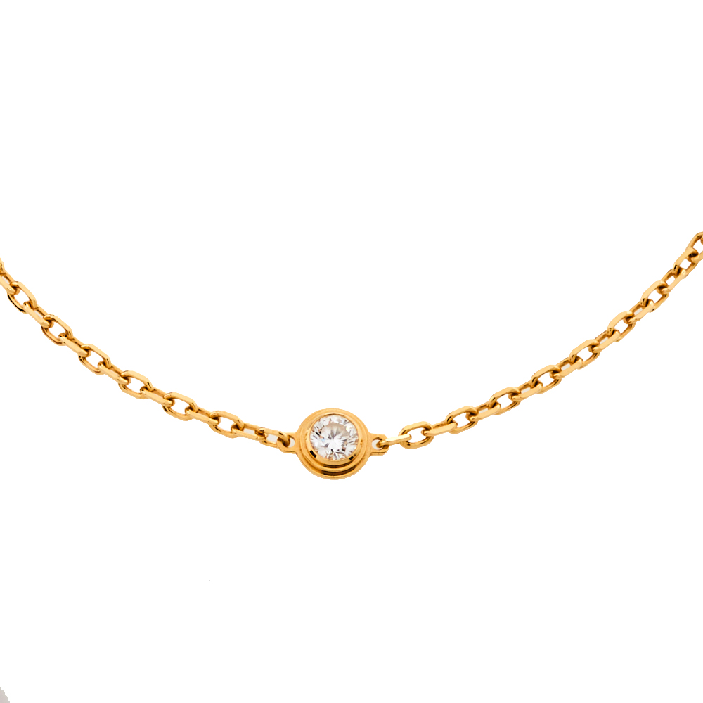 

Cartier Diamants Legers De Cartier Diamond 18K Yellow Gold Bracelet SM