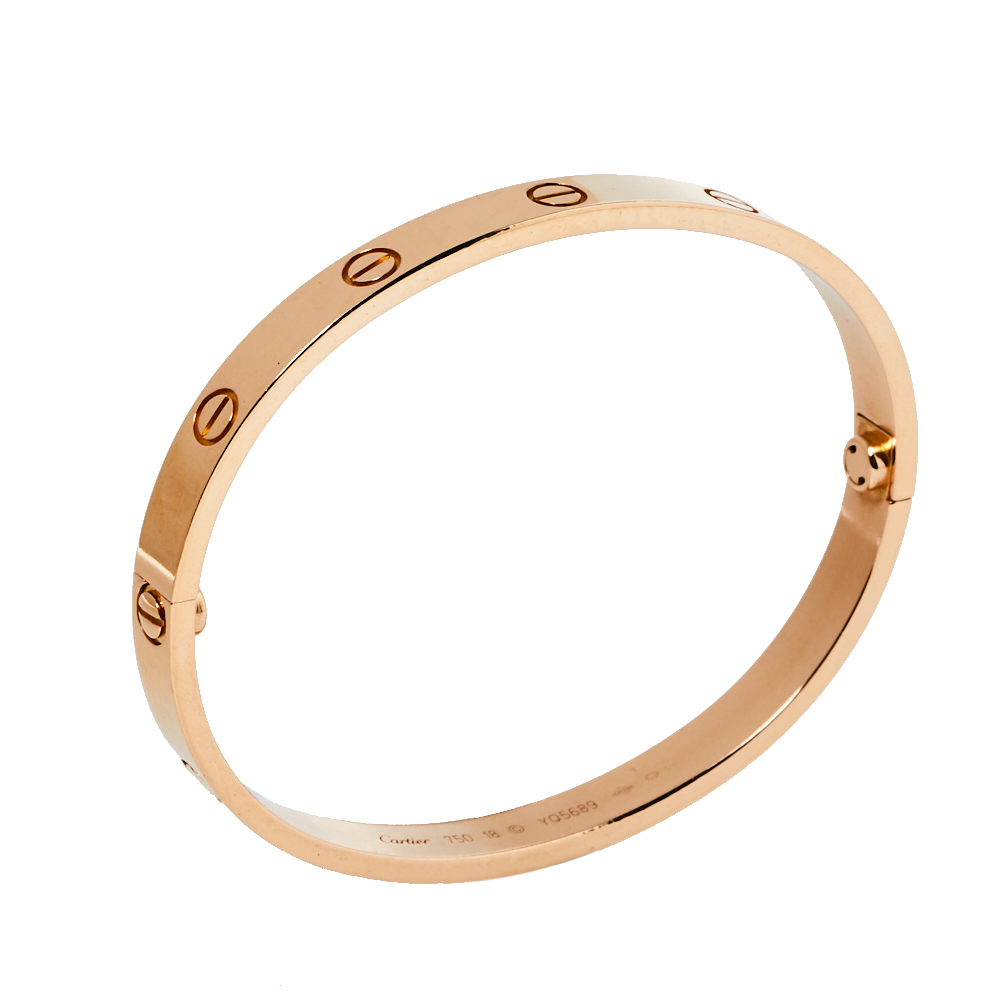 

Cartier Love 18K Rose Gold Bracelet 18