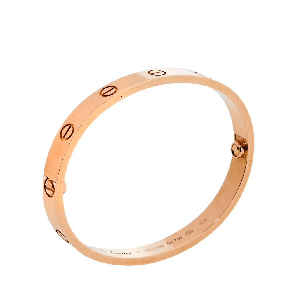 

Cartier Love 18K Rose Gold Bracelet 16