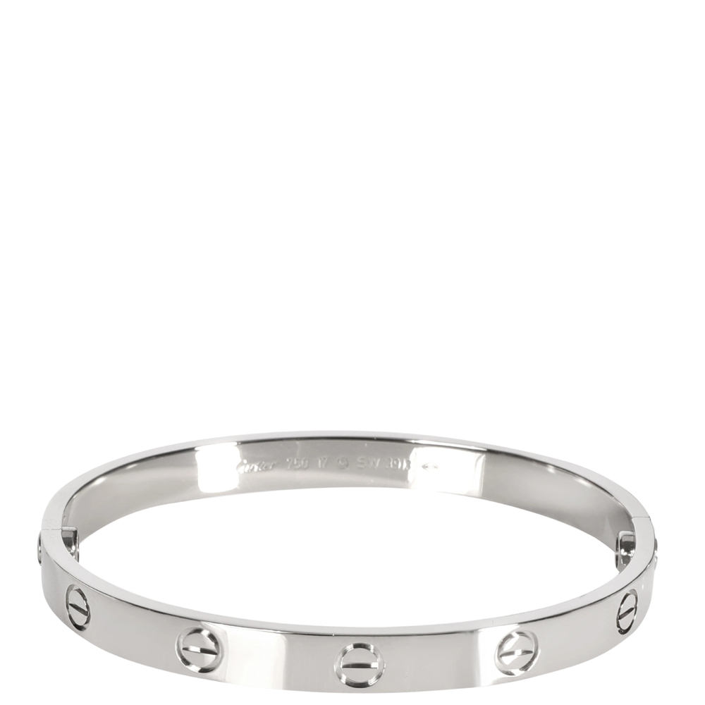 

Cartier Love 18K White Gold Bracelet