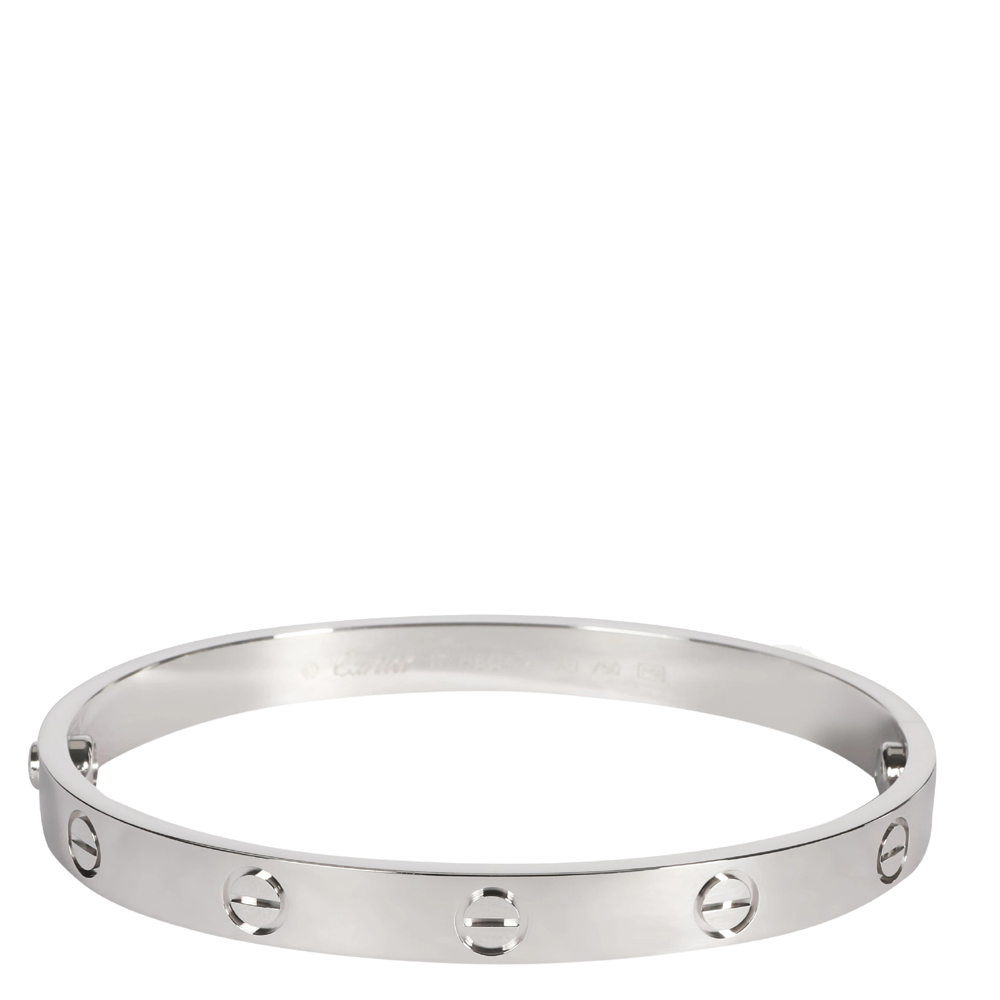 

Cartier Love 18K White Gold Bracelet
