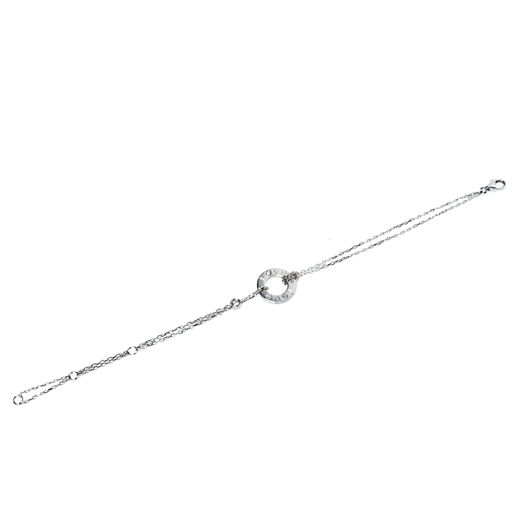 

Cartier Love Diamond 18K White Gold Chain Link Bracelet