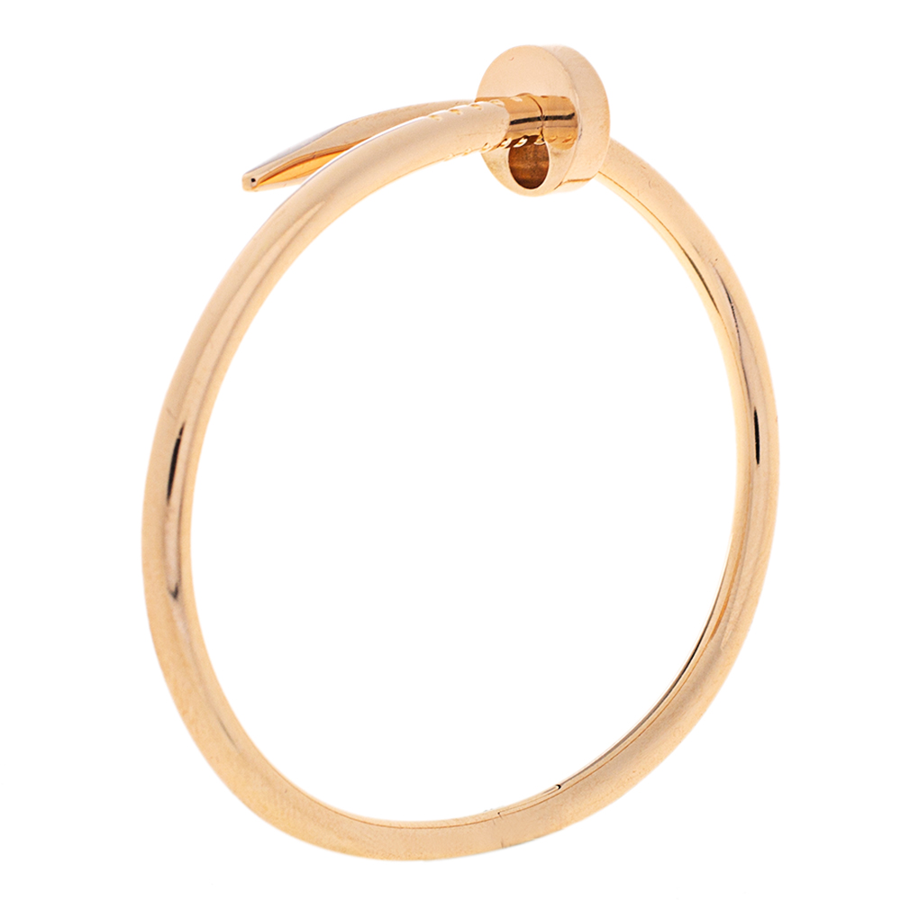 

Cartier Juste Un Clou 18K Rose Gold Bracelet 17