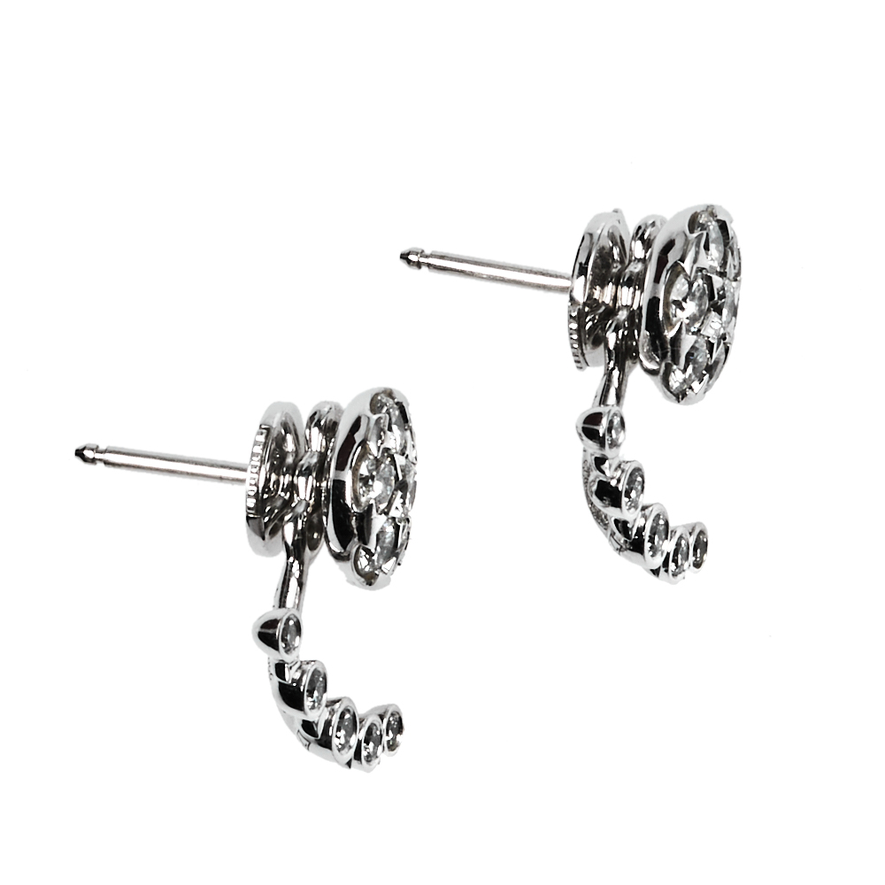 

Cartier Etincelle De Cartier Diamond 18K White Gold Earrings