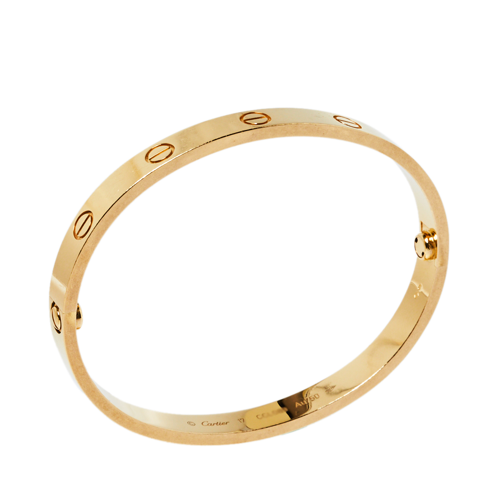 

Cartier Love 18K Yellow Gold Bracelet 17