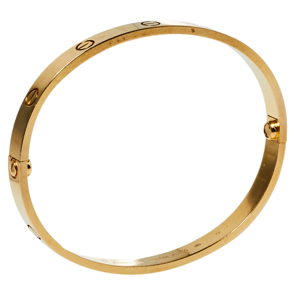 

Cartier Love 18K Yellow Gold Bracelet 19