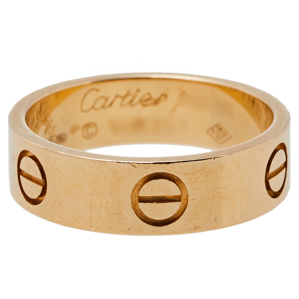 

Cartier Love 18K Yellow Gold Ring Size