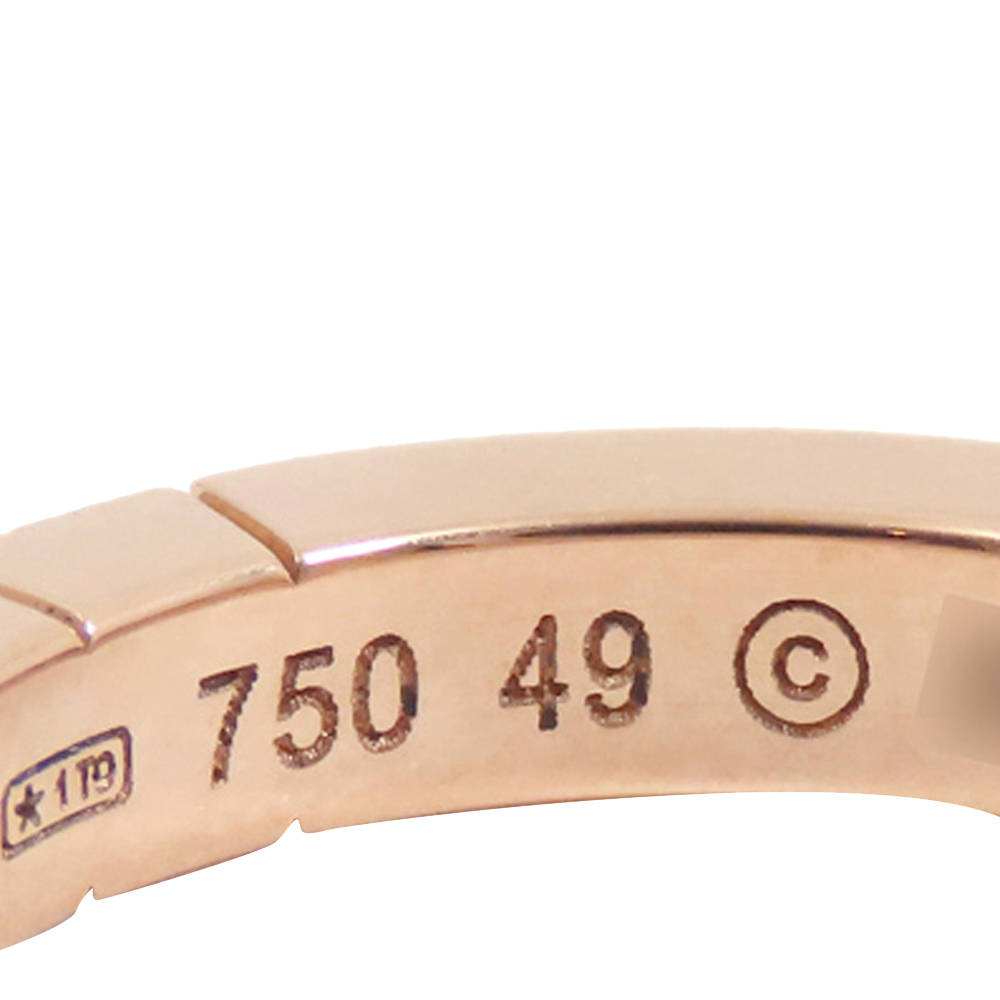 

Cartier 18K Rose Gold Lanieres Ring Size EU