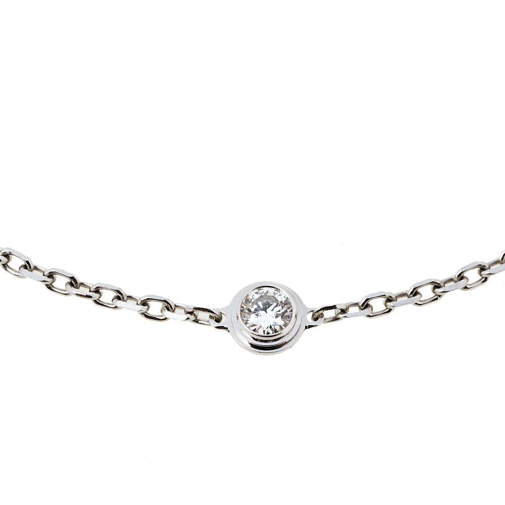 

Cartier Diamants Legers De Cartier Diamond 18K White Gold Bracelet SM