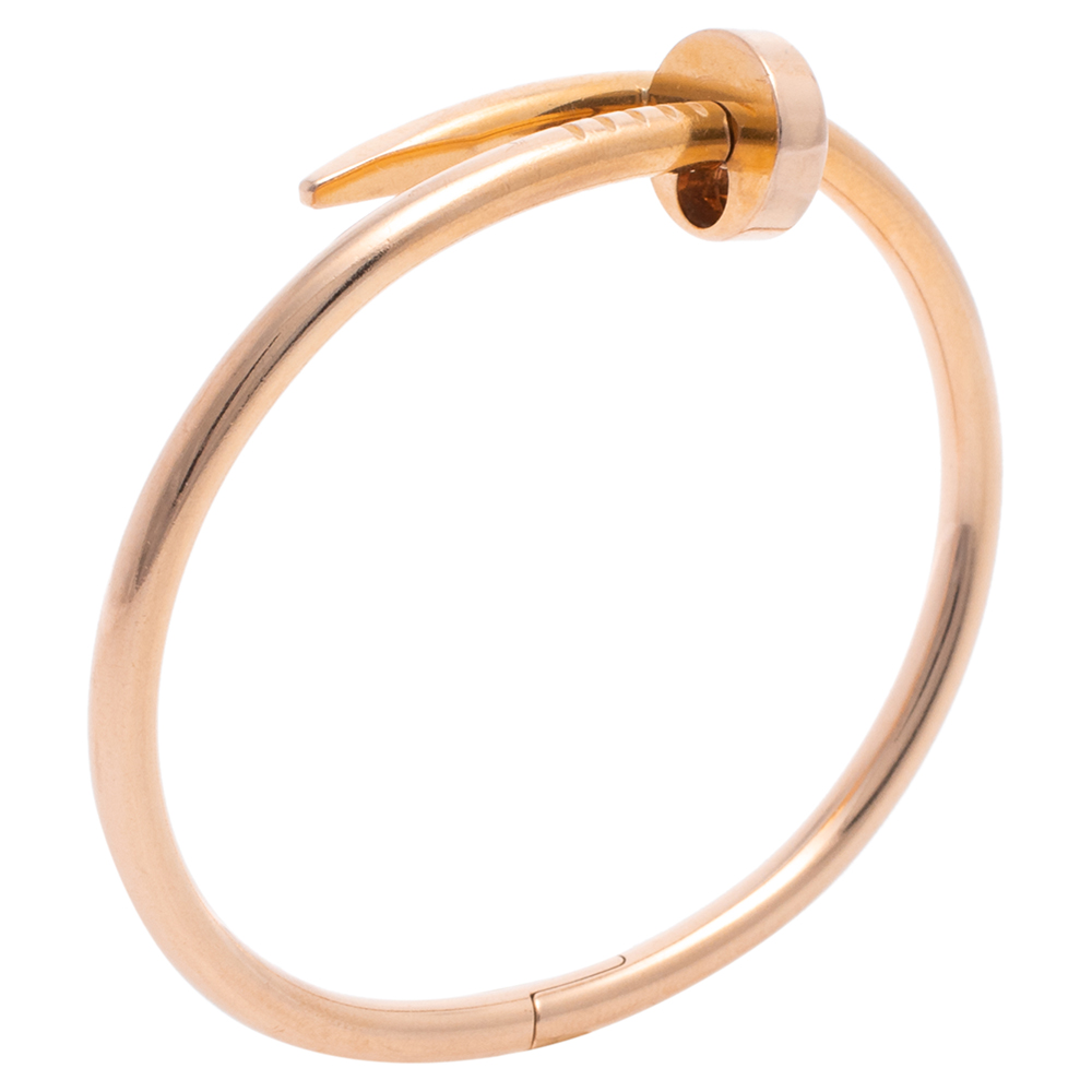 

Cartier Juste Un Clou 18K Rose Gold Bracelet 16