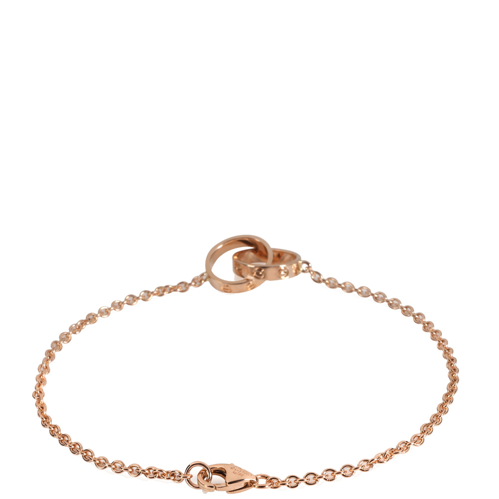 

Cartier Love 2 Hoops 18k Rose Gold Bracelet