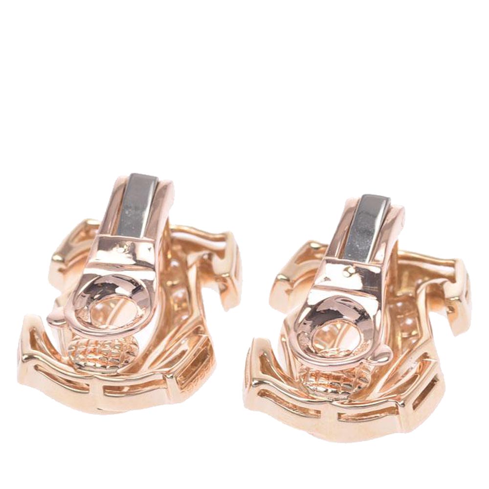 

Cartier Double C 18K Yellow Gold Diamond Earrings