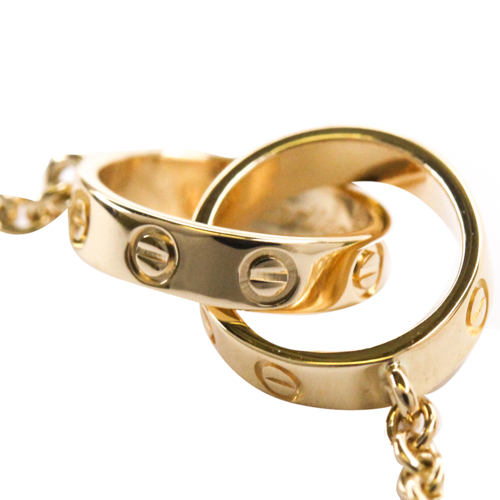 Pre-owned Cartier Love 18k Yellow Gold Charm Bracelet