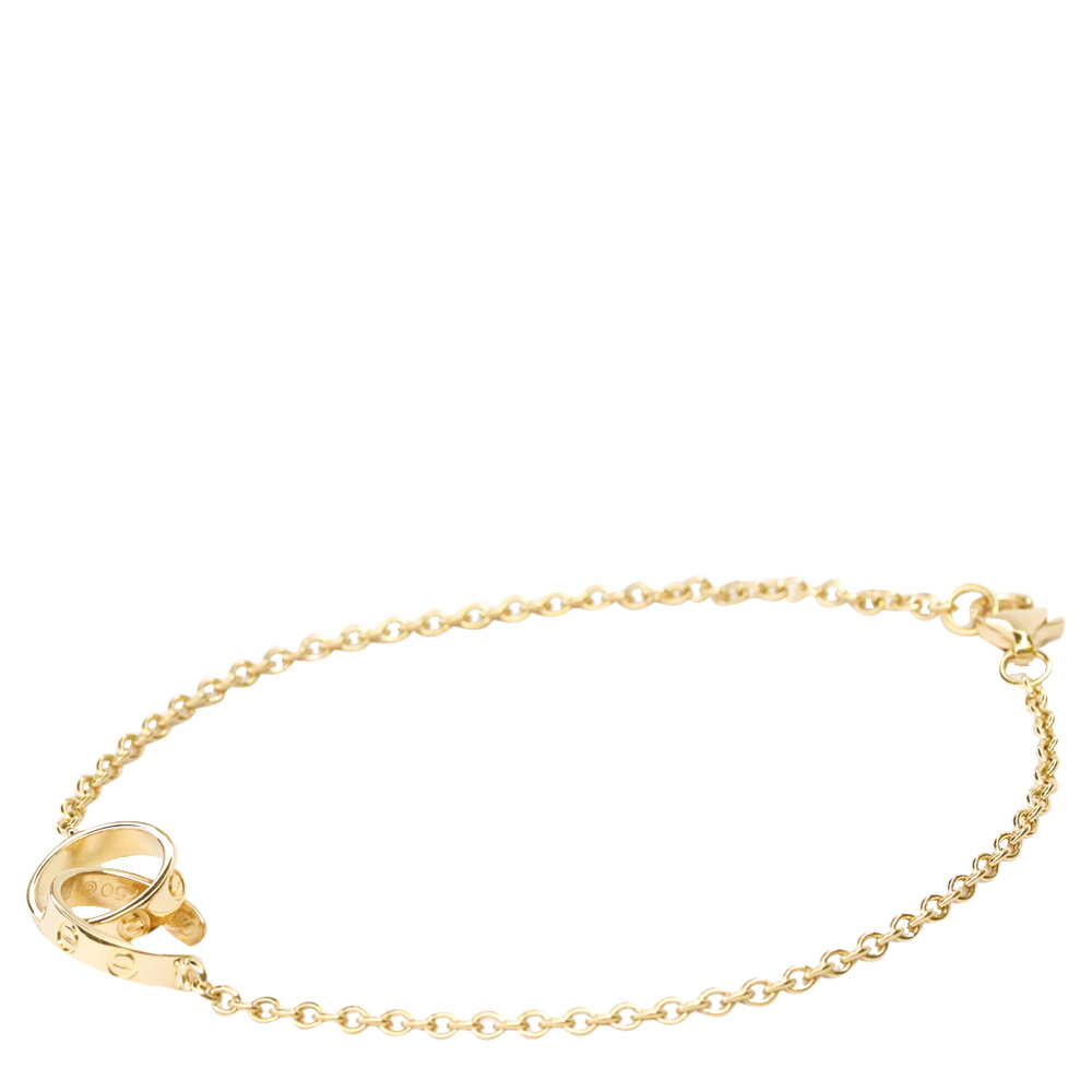 

Cartier Love 18K Yellow Gold Charm Bracelet