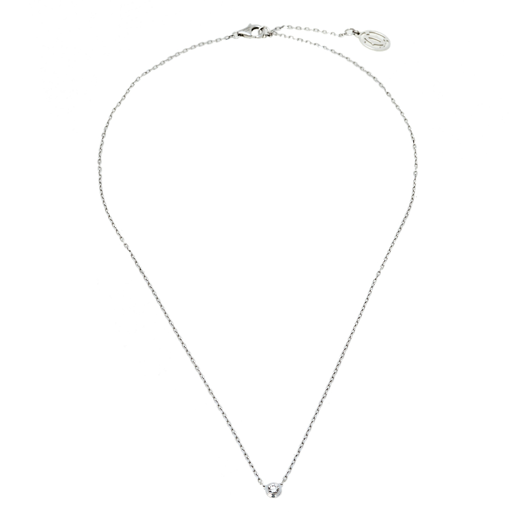 

Cartier Diamants Legers Diamond 18K White Gold Necklace SM