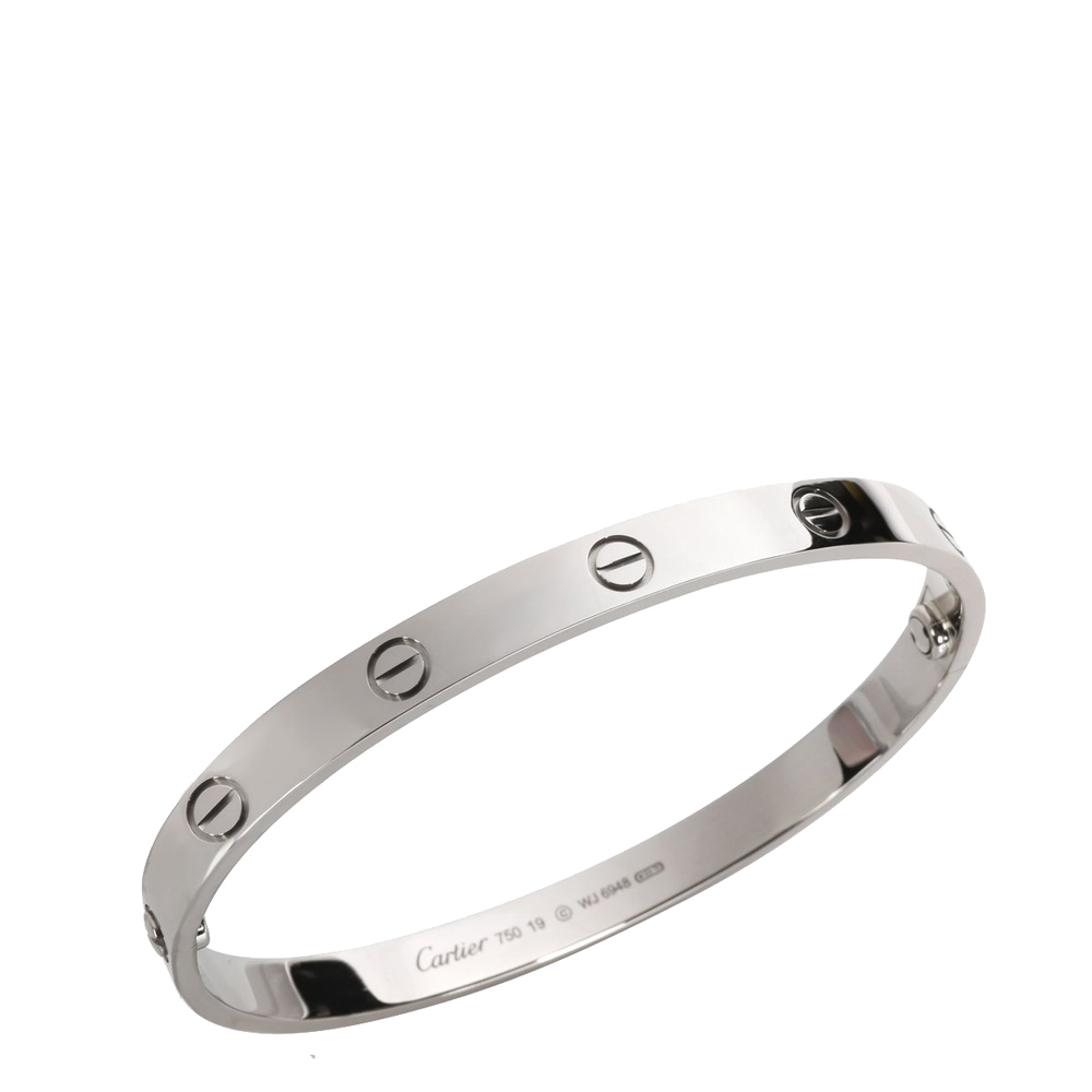 

Cartier Love 18K White Gold Bracelet