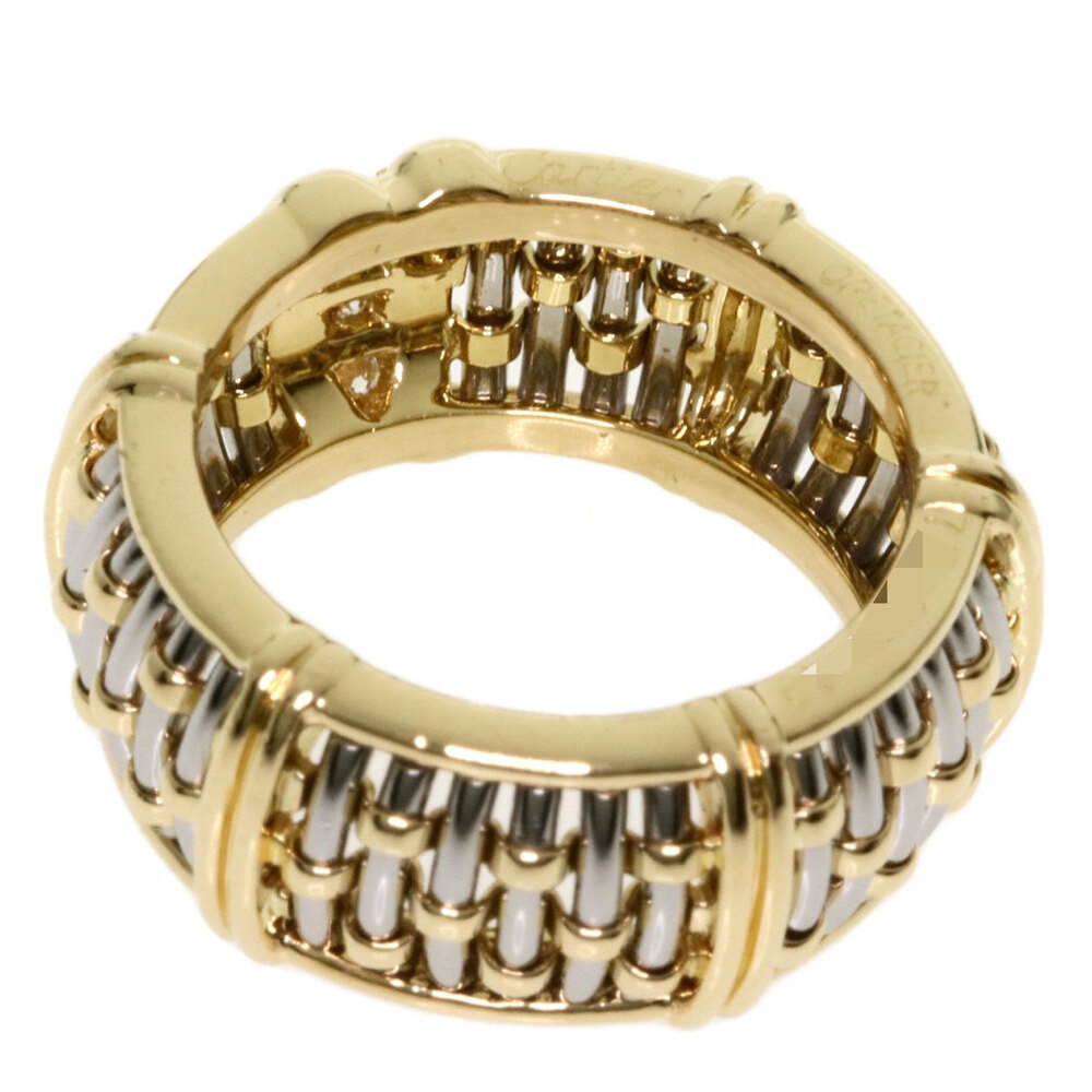 

Cartier Diamond 18K Yellow Gold Ring Size EU 49