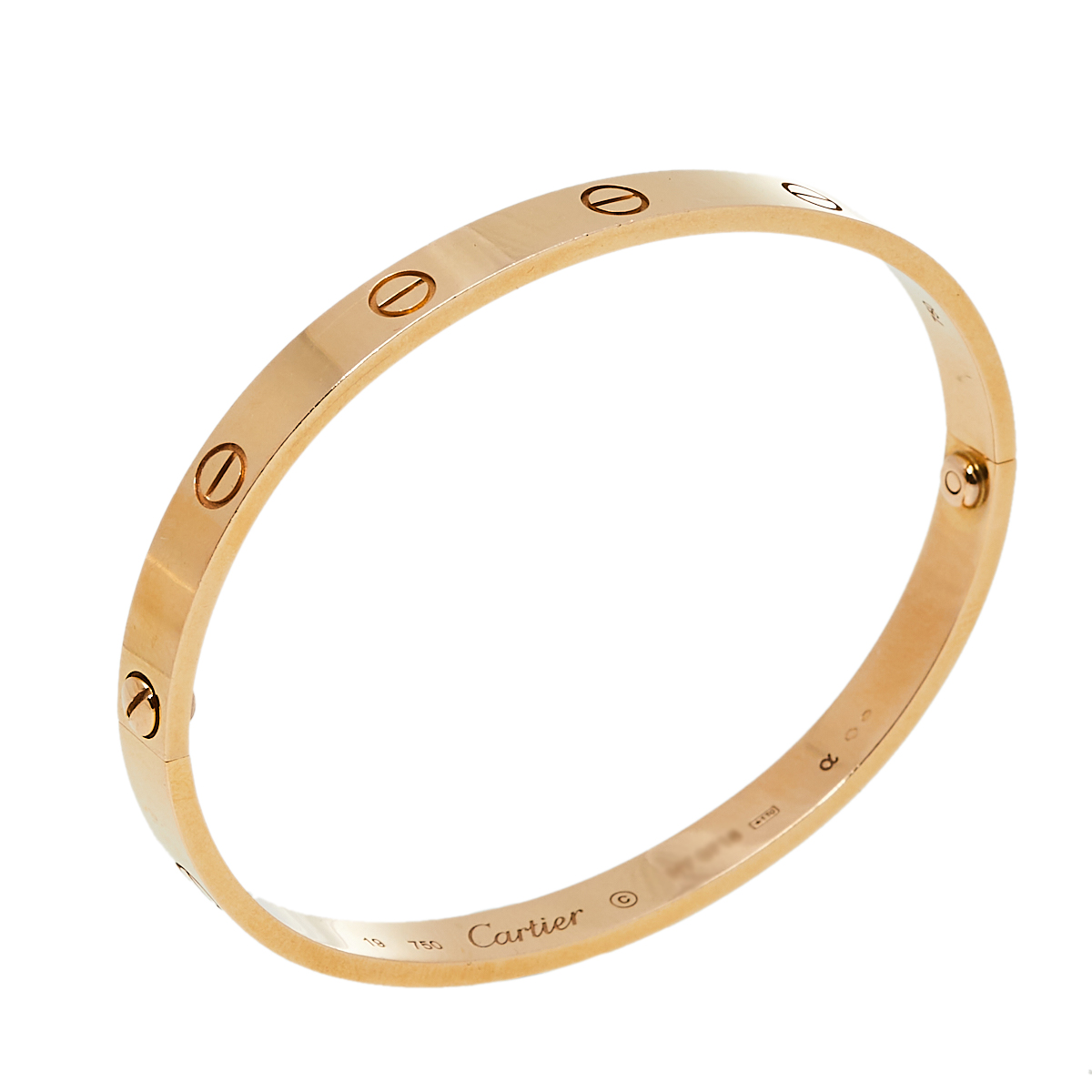 

Cartier Love 18K Rose Gold Bracelet 19