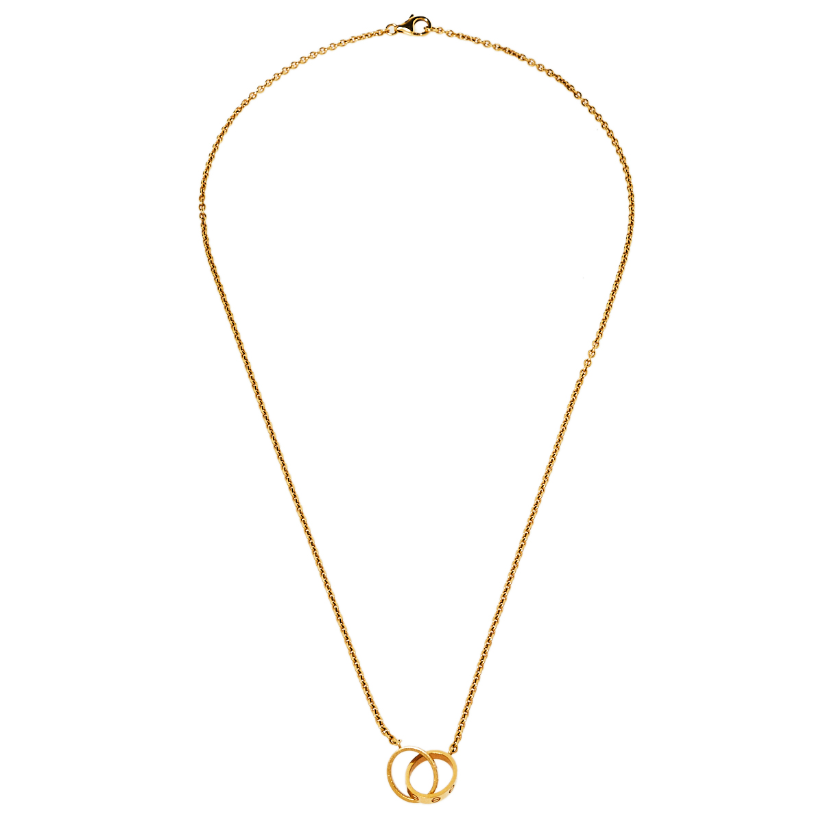 

Cartier Love Screw Motif 18K Rose Gold Necklace