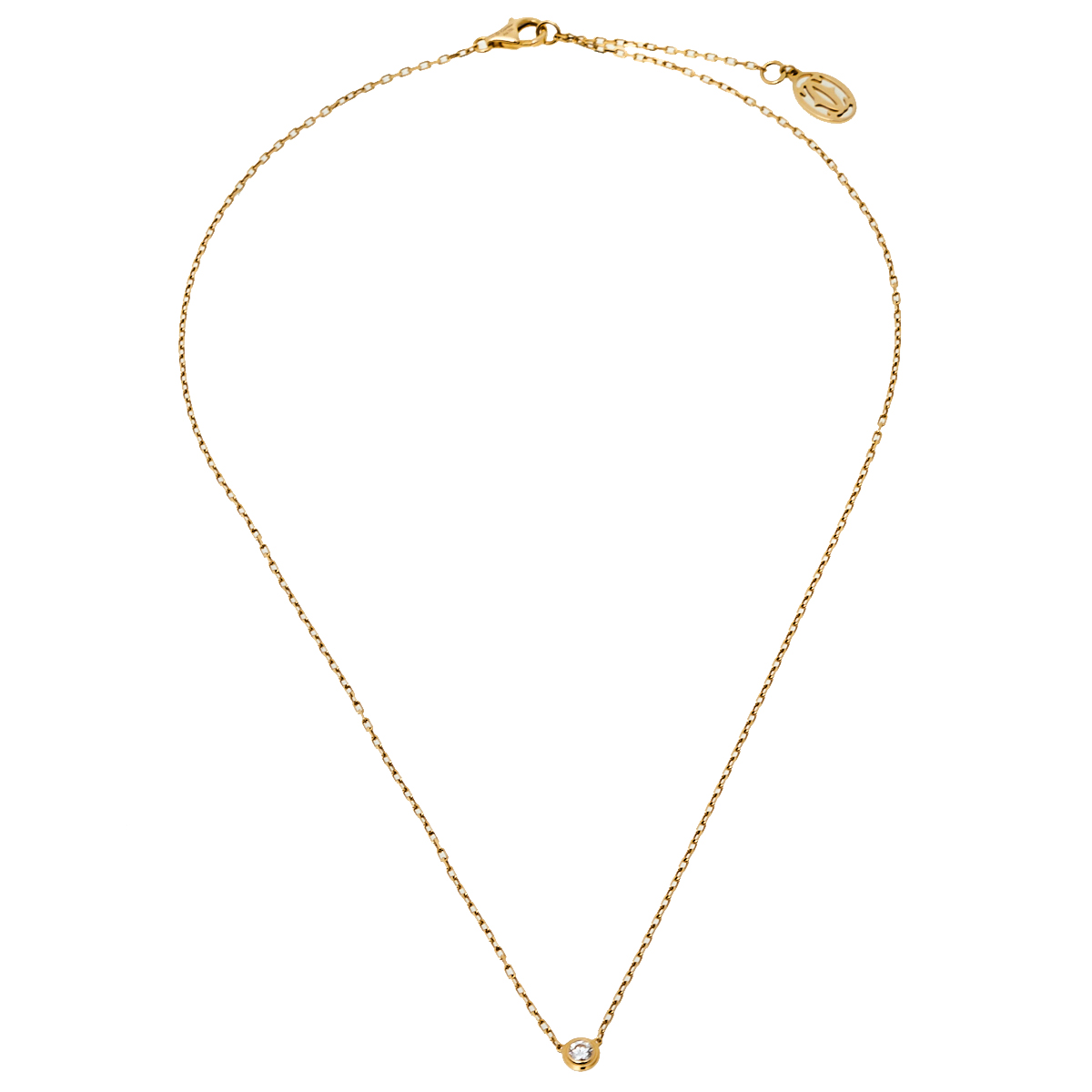 

Cartier Diamants Legers 18K Yellow Gold Necklace SM