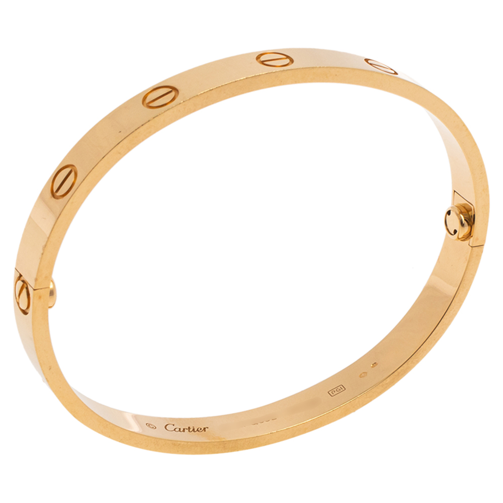 

Cartier Love 18K Yellow Gold Bracelet 17