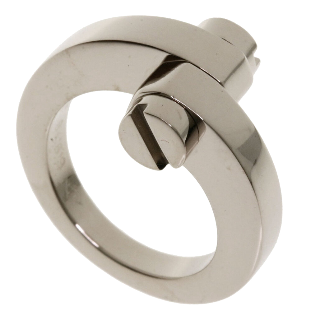 

Cartier Menotte 18K White Gold Ring Size EU