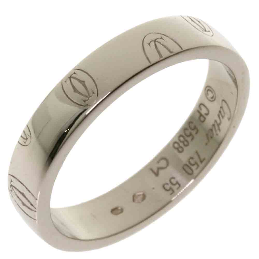 

Cartier Happy Birthday 18K White Gold Ring Size EU