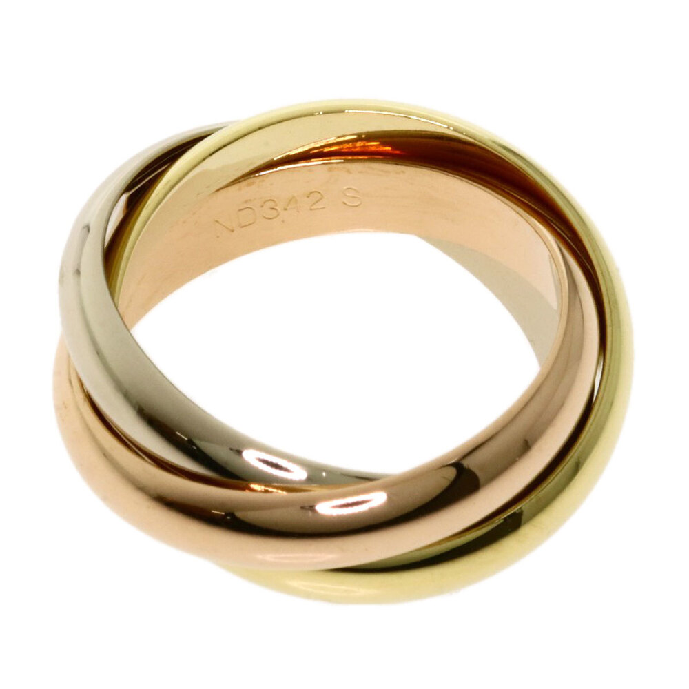 

Cartier Trinity 18K Yellow, Rose, White Gold Ring Size EU