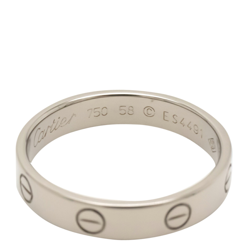 

Cartier Love 18K White Gold Ring Size EU