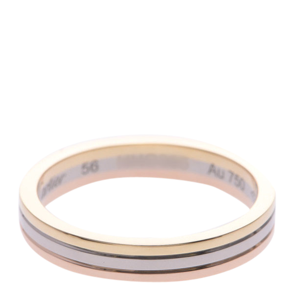 

Cartier Trinity 18K Yellow, Rose, White Gold Ring Size EU