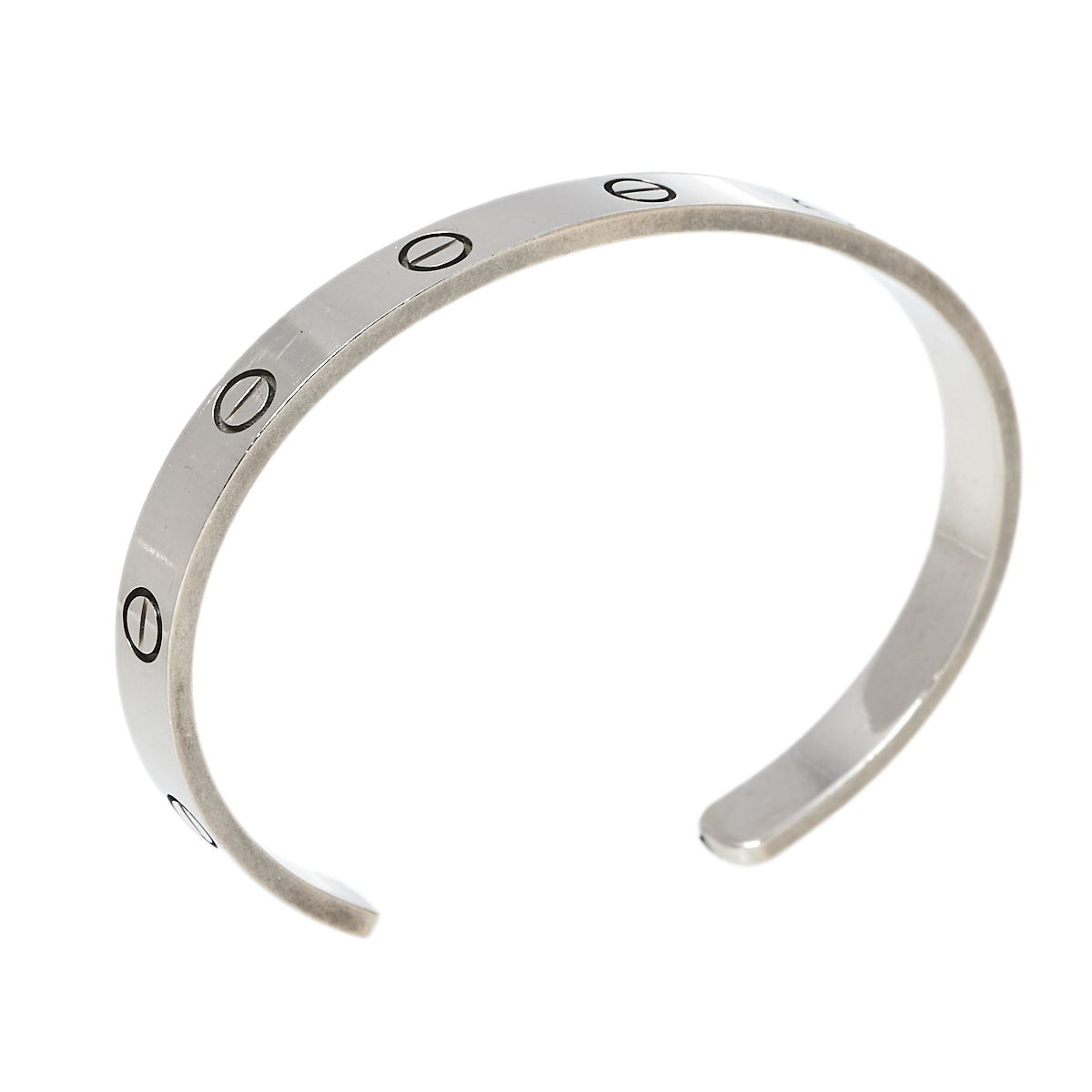 

Cartier Love 18K White Gold Open Cuff Bracelet 18