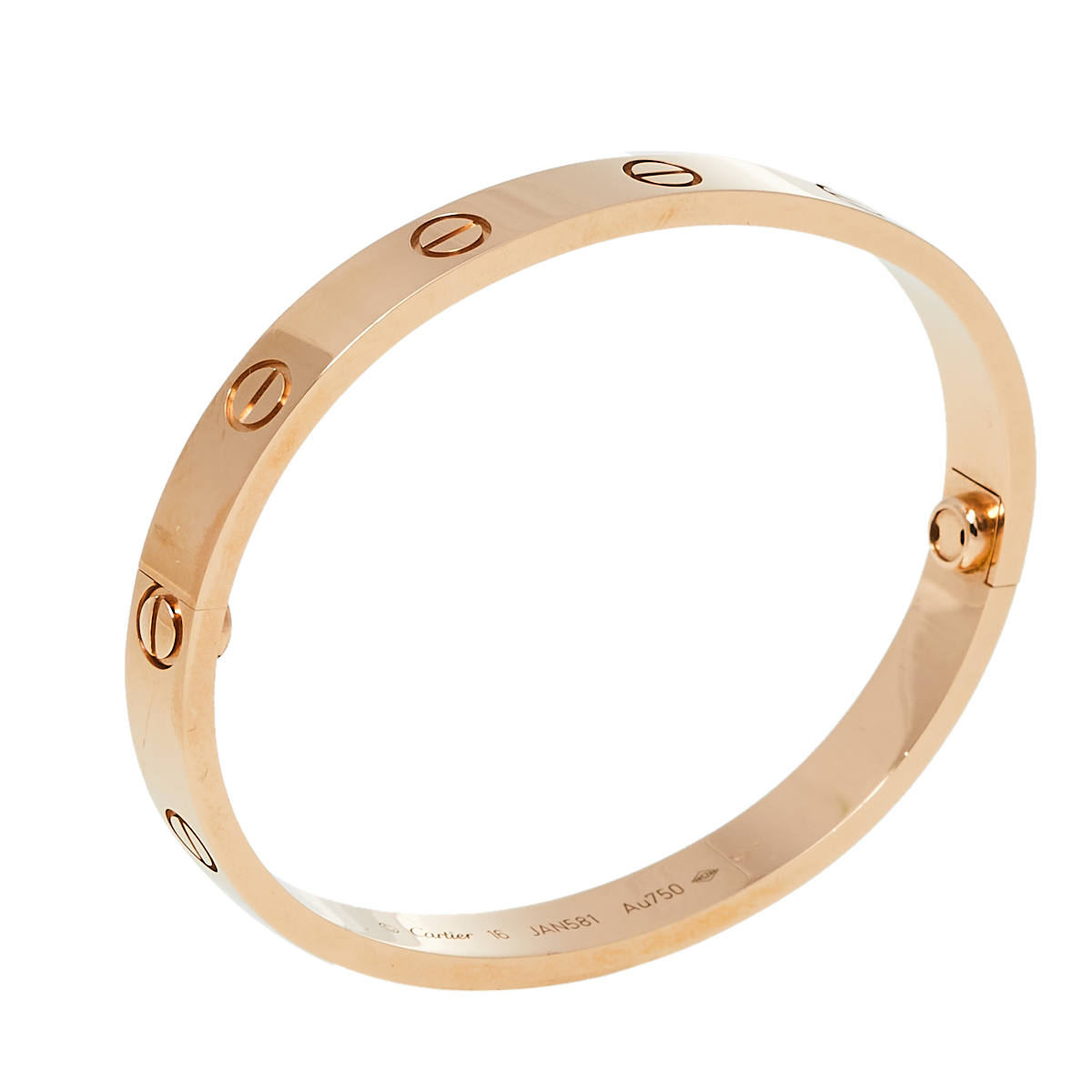 

Cartier Love 18K Rose Gold Bracelet 16