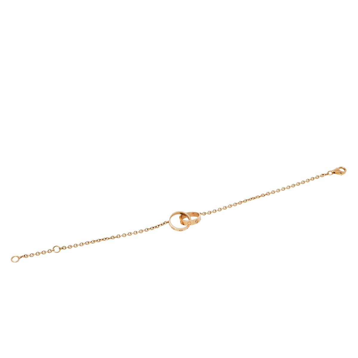 

Cartier Love Interlocking 2 Hoops 18K Rose Gold Bracelet