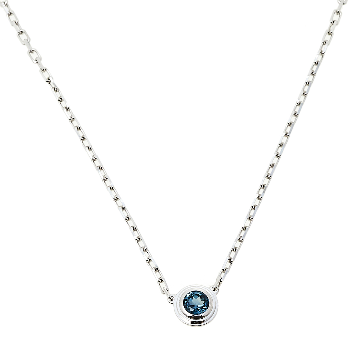 cartier blue sapphire necklace