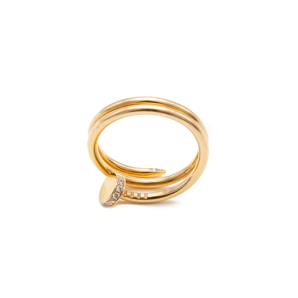 

Cartier Juste un Clou Rose Gold Diamond Ring Size