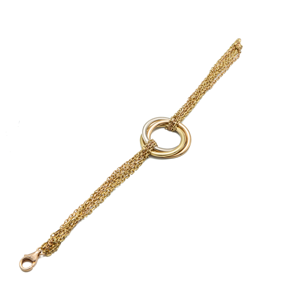 

Cartier Trinity Yellow Gold Diamond Bracelet