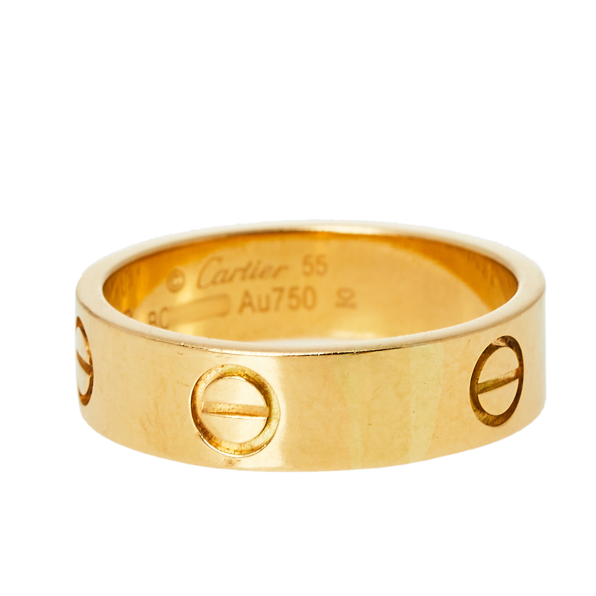 

Cartier Love 18K Yellow Gold Wedding Band Ring Size