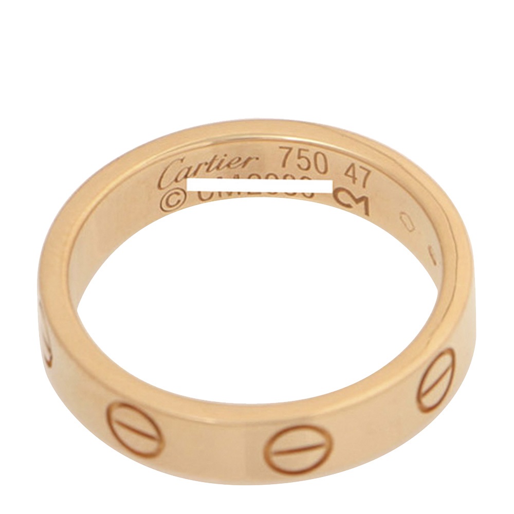 

Cartier Love 19K Rose Gold Ring Size EU