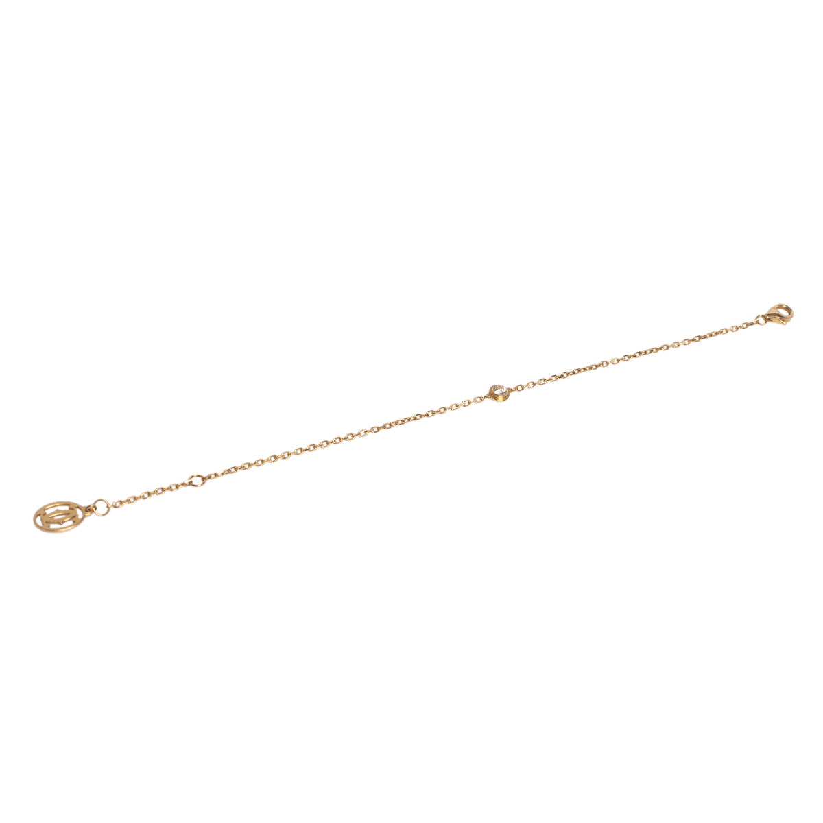 

Cartier Diamants Légers De Cartier Diamond 18K Yellow Gold Bracelet SM