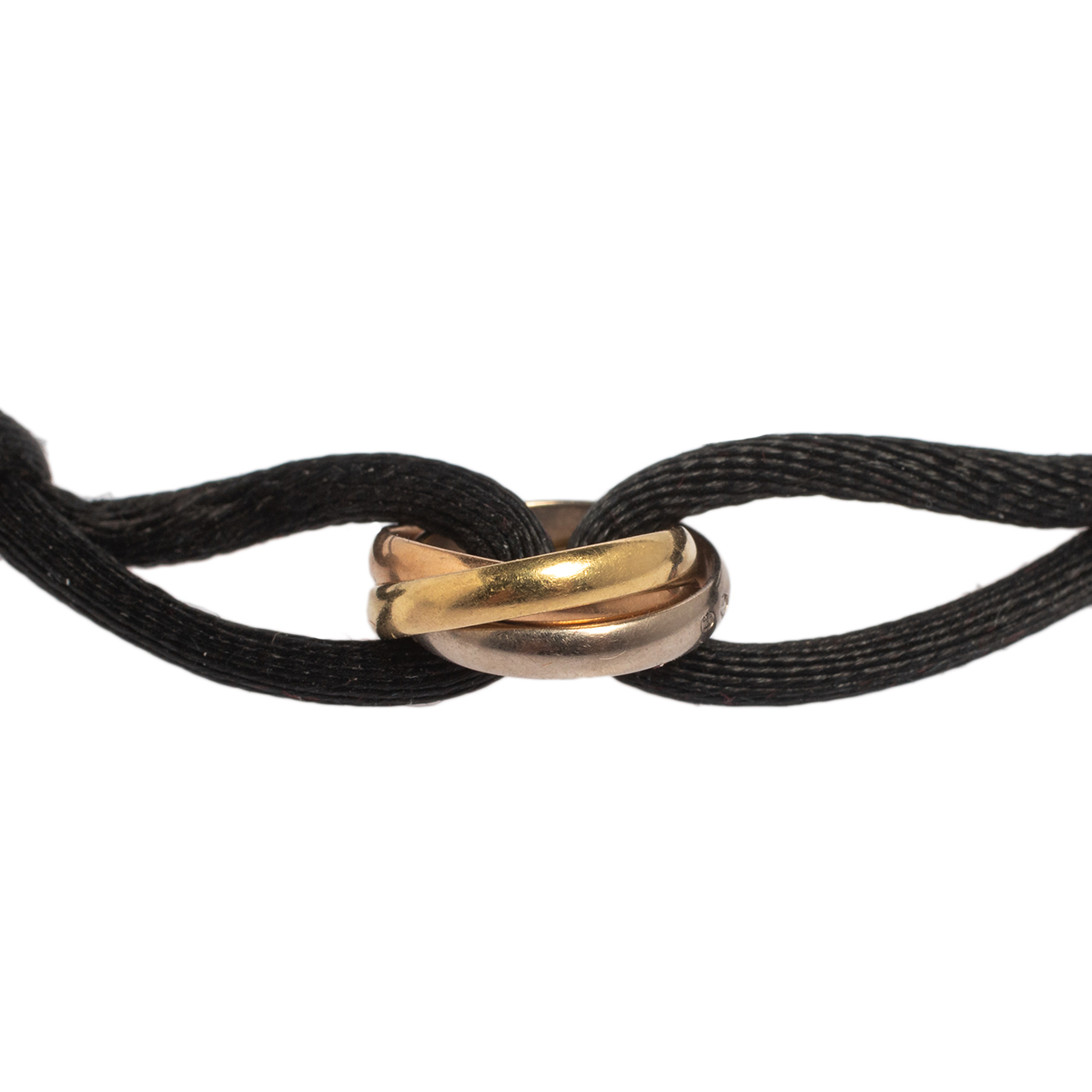 

Cartier Trinity 18K Three Tone Gold Adjustable Cord Bracelet