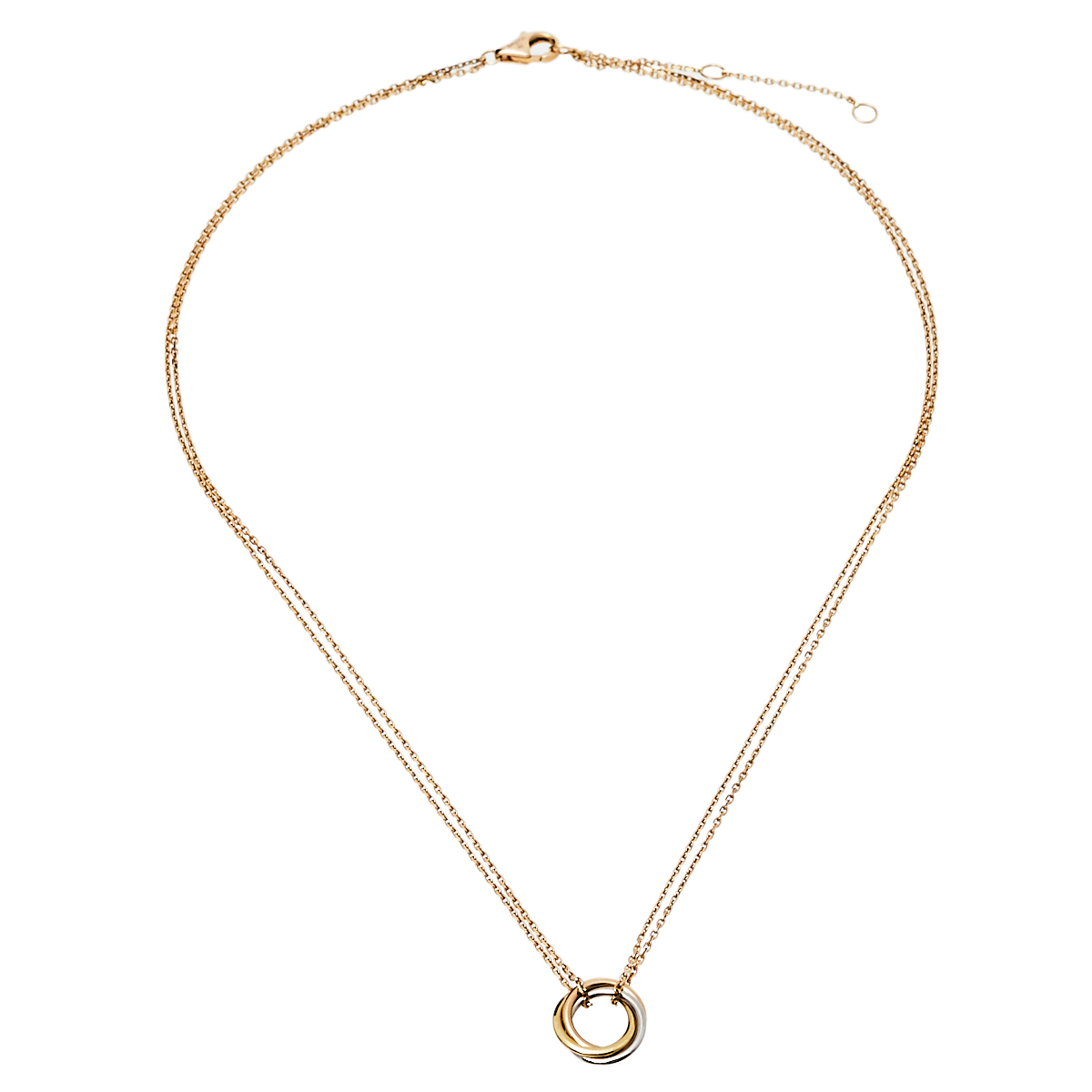 

Cartier Trinity 18K Three Tone Gold Necklace