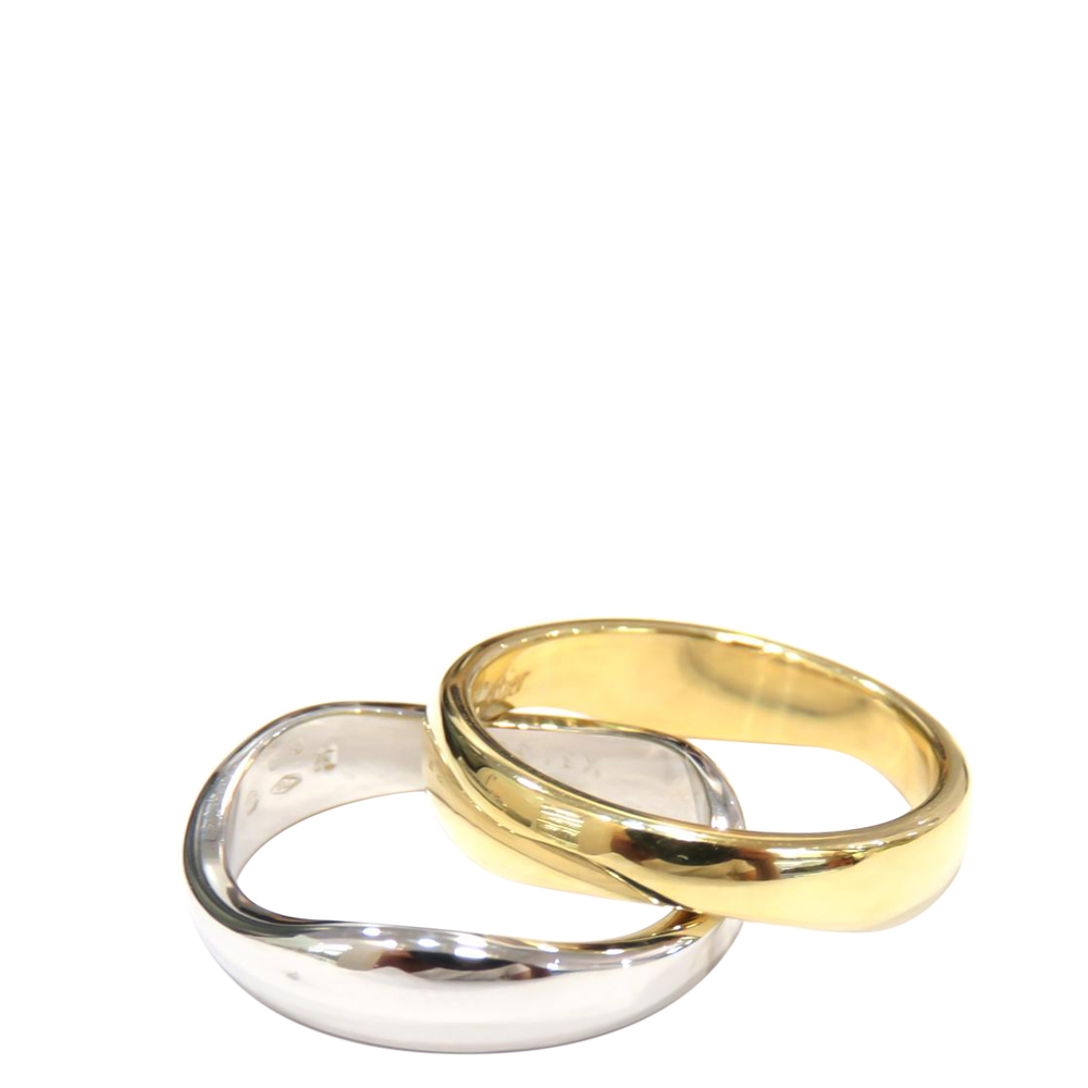 

Cartier Love Me 18K Yellow Gold 18K White Gold Ring Size EU