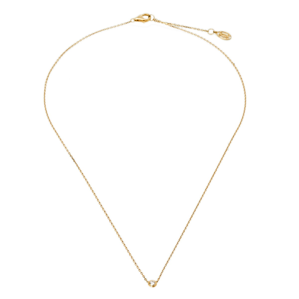 

Cartier Diamants Légers Diamond 18K Yellow Gold Necklace
